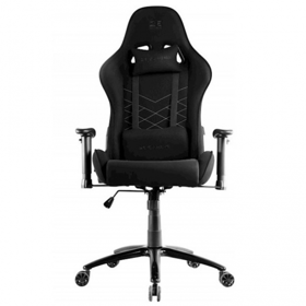 2E GAMING Chair BUSHIDO Lite, fabric, 2D-Armrests, dark grey