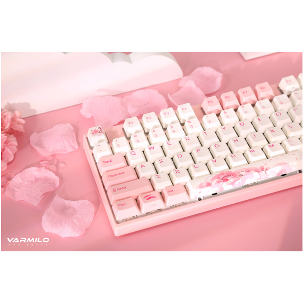 Keyboard Varmilo VEM87 Sakura R1 EC V2 Rose UA