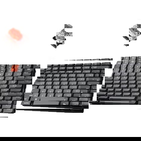 Mechanical keyboard Keychron K3 MAX 84Key, K pro Red, WL/BT/USB-A, QMK, EN, RGB