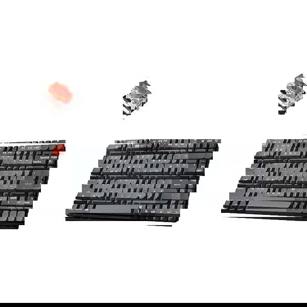 Mechanical keyboard Keychron K3 MAX 84Key, K pro Red, WL/BT/USB-A, QMK, EN, RGB