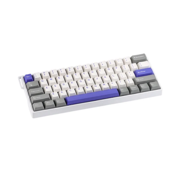 კლავიატურა: AULA WIN60 HE MAX Edition RGB Wired Gaming Keyboard White/Grey/Blue (Wing Chun Magnetic Switch)
