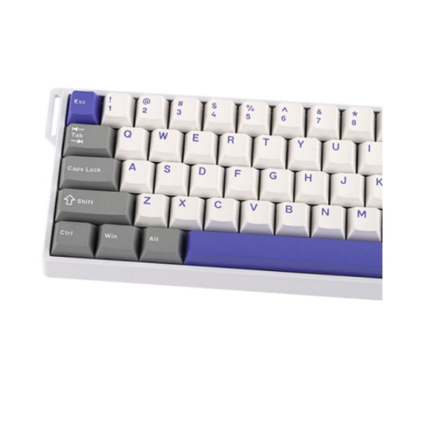 კლავიატურა: AULA WIN60 HE MAX Edition RGB Wired Gaming Keyboard White/Grey/Blue (Wing Chun Magnetic Switch)