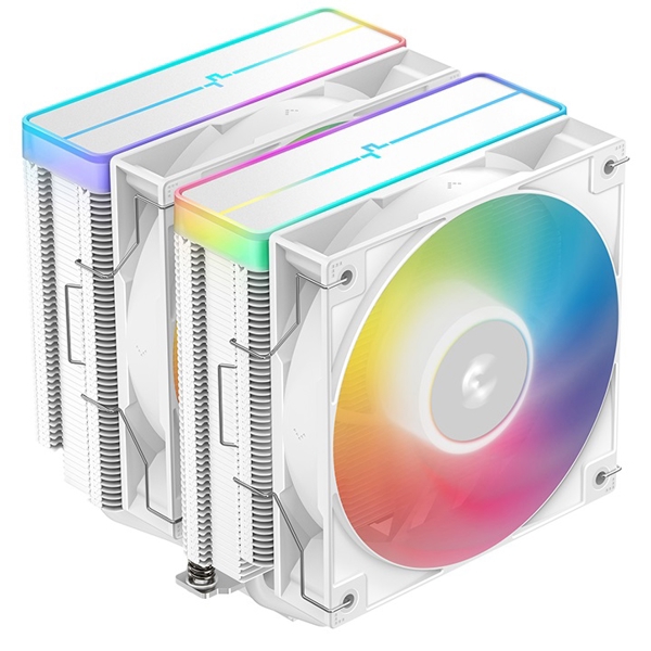 DeepCool AG620 WH ARGB V2, 120mm, 1950RPM, Cooler, White