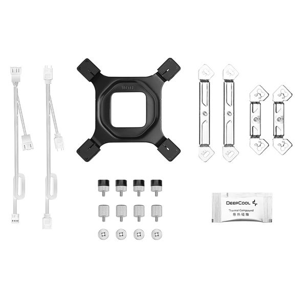 DeepCool AG620 WH ARGB V2, 120mm, 1950RPM, Cooler, White