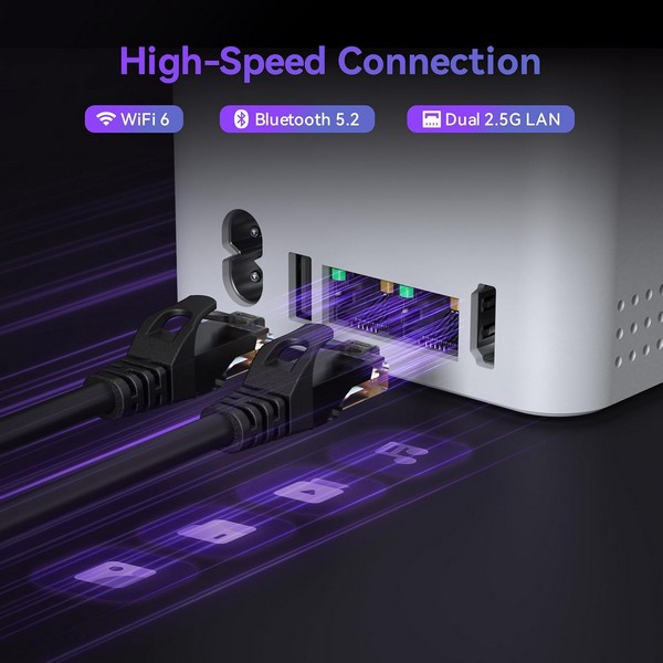 მინი კომპიუტერი Beelink ME mini Home Storage NAS Mini PC N95 12GB/1TB(ME mini-N95-12-1TB)