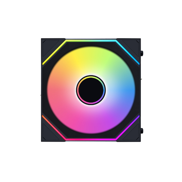 Lian Li UNI FAN SL-INF WIRELESS 120 REVERSE BLADE 12RSLIN1W3B BLACK ARGB PWM 120mm (3PCS) with Controller  G99.12RSLIN1W3B.00