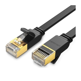 ქსელის კაბელი UGREEN 11264, Cat 7 ftp Lan Cable, 8M, Black