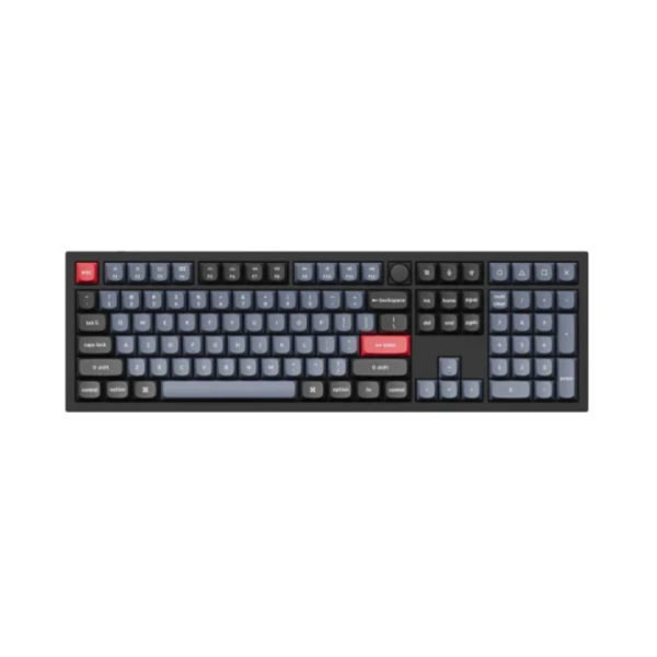 კლავიატურა: Keychron Q6 QMK RGB G PRO Brown Mechanical Keyboard Black - Q6M3Z_KEYCHRON