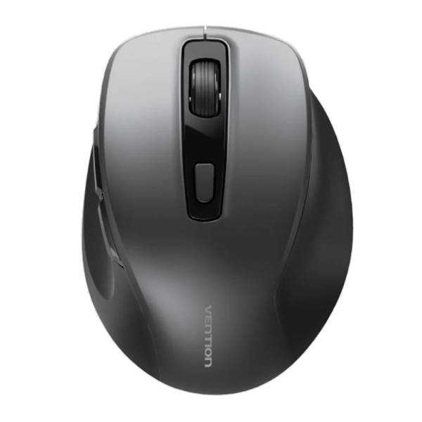 VENTION KTMB0 6-Button 2.4GHz + Bluetooth 5.1 Wireless Ergonomic Mouse Black