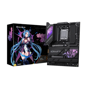 Maxsun MS-iCraft B850 AIGA AM5 ATX 4*DDR5 8400Mhz Wi-Fi 7 (MT7925) 1*DP1.4+1*HDMI™2.0