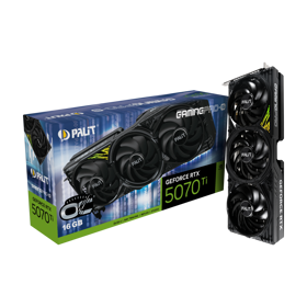 Palit RTX5070Ti GAMINGPRO-S OC 16GB GDDR7 256bit 3-DP HDMI NE7507TS19T2-GB2031U