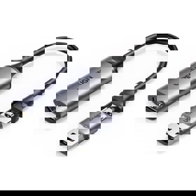 Capture Card UGREEN CM489 (40189), 4K HDMI to USB/USB-C HDMI Video Grabber Box for Live Stream, Silver