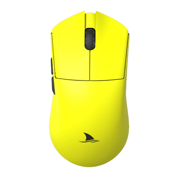 Darmoshark M3-4k Wireless Gaming Mouse,Tri-Mode 2.4G/USB-C/Bluetooth Mouse Up to 26000DPI(yellow)