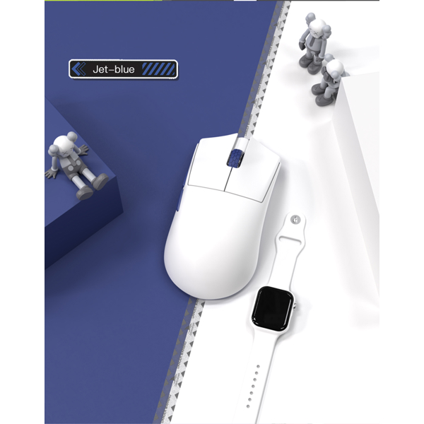 Darmoshark M3S MAX Wireless Gaming Mouse,Tri-Mode 2K/USB-C/Bluetooth Mouse Up to 26000DPI (White)