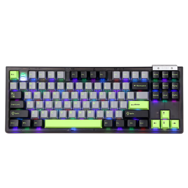 Darmoshark Top87-3 MODE Wireless Mechanical Keyboard (White)