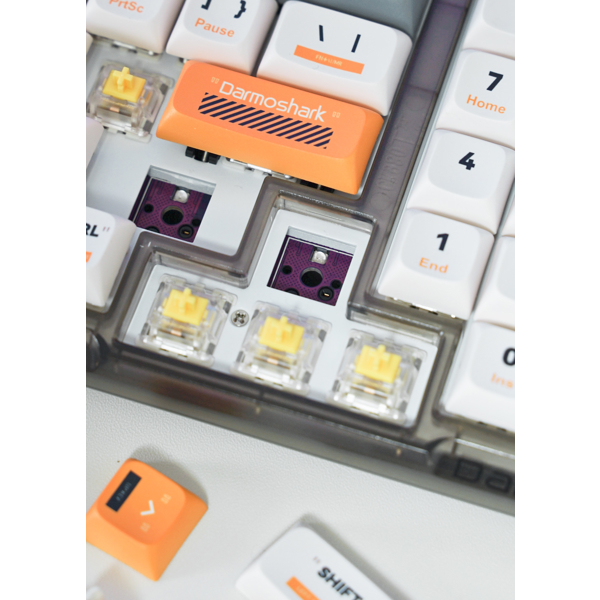 Darmoshark K7pro AJ Version Wireless Bluetooth Tri Mode Gaming Mechanical Keyboard 