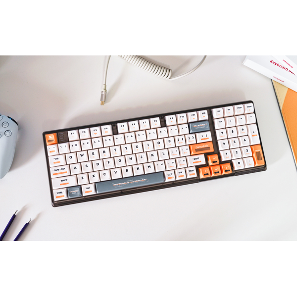 Darmoshark K7 Pro Standart Three-mode Mechanical Keyboard Hot Swappable (Silver Switch)