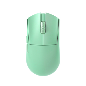 Darmoshark M3microPRO Mini Wireless Gaming Mouse,Tri-Mode 2.4G/USB-C/Bluetooth Mouse Up to 30000DPI,PAW3950 Optical Sensor Lightweight 43g,5 programmable Button,Computer Mouse for PC,Mac(Green)