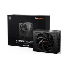 be quiet! Straight Power 12-1500w Modular Power Supply | 80 Plus Platinum ATX 3.1 Compliant | for PCIe 5.0 GPUs and GPUs with 6+2 pin connectors | Silent 135mm Fan | BN518