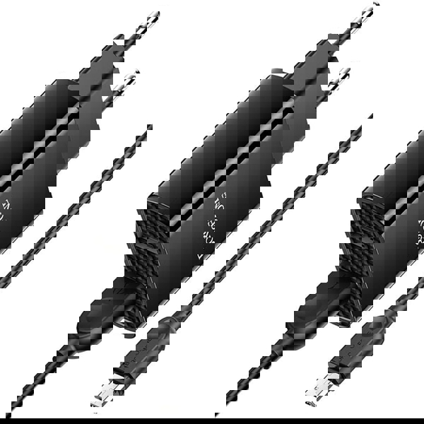 BOROFONE charger BA53A Powerway dual port charger  set(Micro)(EU)black