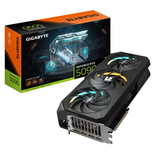 ვიდეო დაფა: Gigabyte GeForce RTX5090 GAMING OC 32GB 512-Bit GDDR7 - GV-N5090GAMING OC-32GD