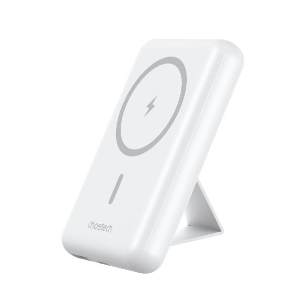 Choetech B662 5000mAh Magnetic Wireless Power Bank, White