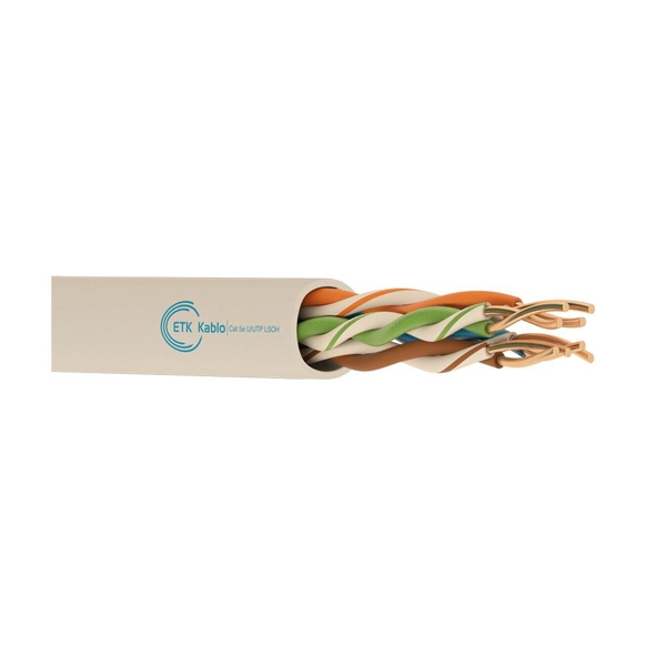 ქსელის კაბელი - Cat5e UTP 24AWG 100% სპილენძი გარე გამოყენების 305 მეტრი