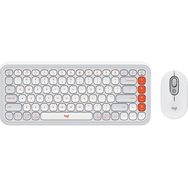 Logitech Pop Icon Combo L920-013141 White Keyboard
