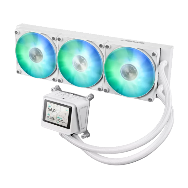 PC Components/ Cooler/ Asus MAX Gaming LC 360 ARGB LCD White Edition