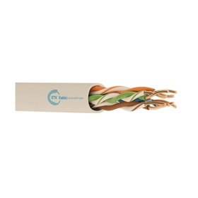 ქსელის კაბელი - Cat5e UTP 24AWG 100% სპილენძი გარე გამოყენების 305 მეტრი