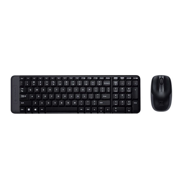 კლავიატურის და მაუსის კომბო Logitech MK220 Wireless Combo Black(920-003169)