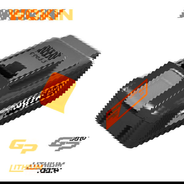 აკუმულატორი Wokin 629040, 20V, 4Ah, Lithium-Ion Battery Pack