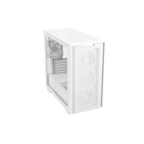 ქეისი: Asus A21 Plus 4x120mm ARGB Fans Mini Tower White - 90DC00H3-B19010