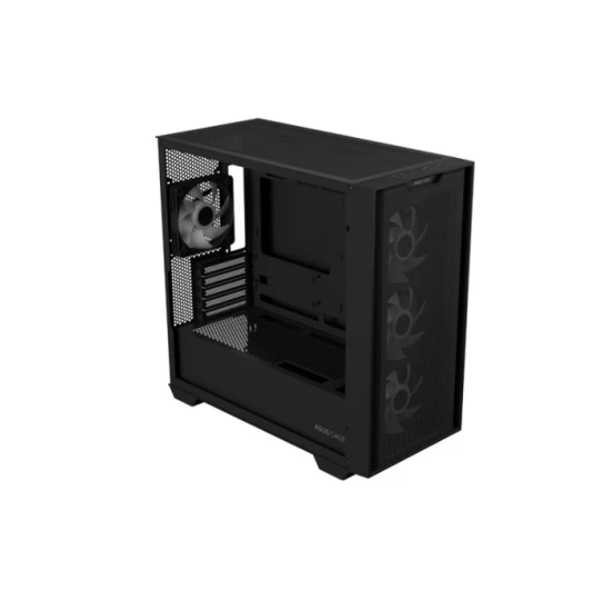 ქეისი: Asus A21 Plus 4x120mm ARGB Fans Mini Tower Black - 90DC00H0-B19010