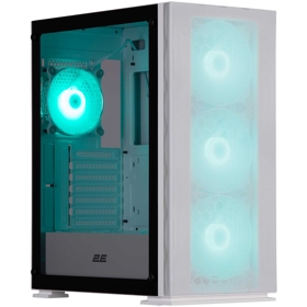 2E GAMING PC case Virtus Neo G3301NW without PSU, 2xUSB3.0, 1xUSB2.0, 3x140mm ARGB, 1x120mm ARGB, VGA 340mm, LCS ready, controller with remote, TG Sid