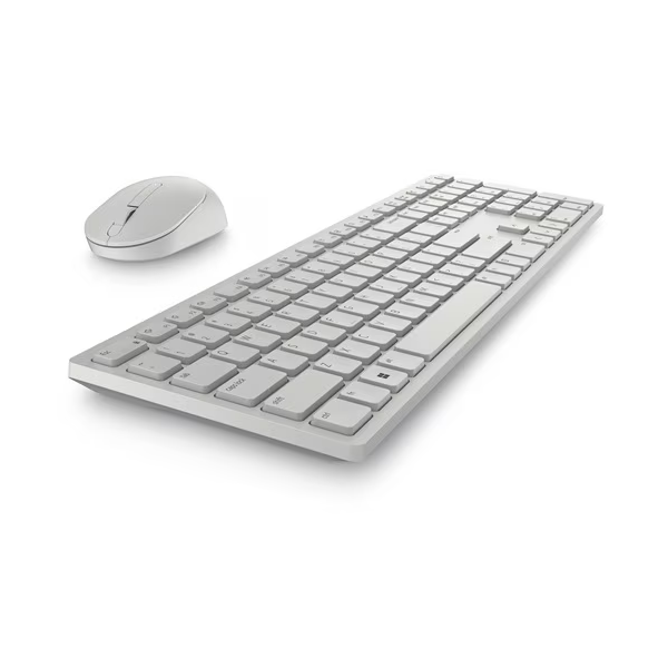 580-AKFB_GE Dell Pro Wireless Keyboard and Mouse - KM5221W - Russian (QWERTY) - White