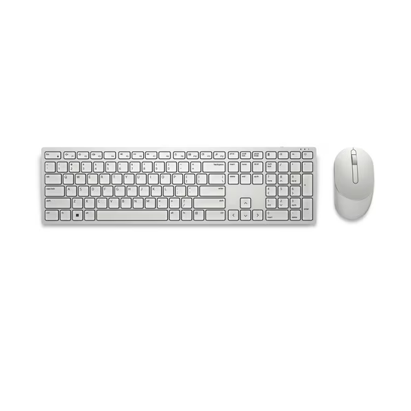 580-AKFB_GE Dell Pro Wireless Keyboard and Mouse - KM5221W - Russian (QWERTY) - White
