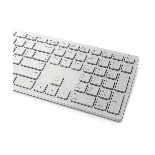 580-AKFB_GE Dell Pro Wireless Keyboard and Mouse - KM5221W - Russian (QWERTY) - White