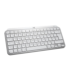 კლავიატურა, MX Keys, Logitech, Mini For MAC Bluetooth Illuminated, PALE ნაცრისფერი. L920-010526
