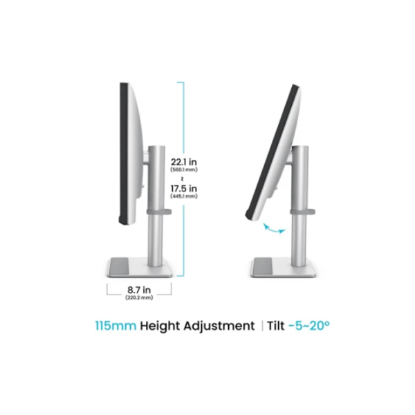 მონიტორი: BenQ MA270U for MacBook 27" 4K UHD 5ms 2xHDMI USB/USB-C Built-in Speaker - 9H.LMWLB.QBE