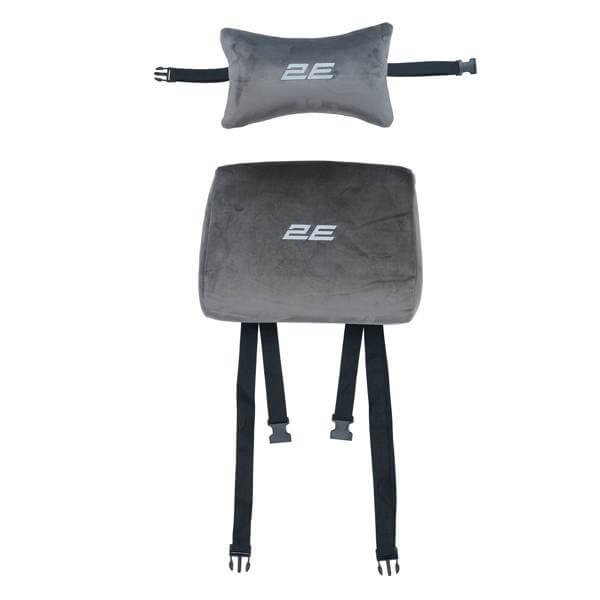 2E GAMING Chair BUSHIDO Lite, fabric, 2D-Armrests, dark grey