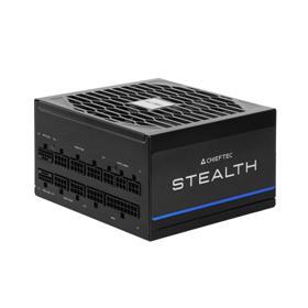 CHIEFTEC PSU Stealth (1200W), >92%, 80+ Platinum, 135mm FDB, 1xMB 24pin(20+4), 2xCPU 8pin(4+4), 2xMolex, 10xSATA, 3xPCIe 8pin(6+2), 2xPCIe GEN5 16pin,