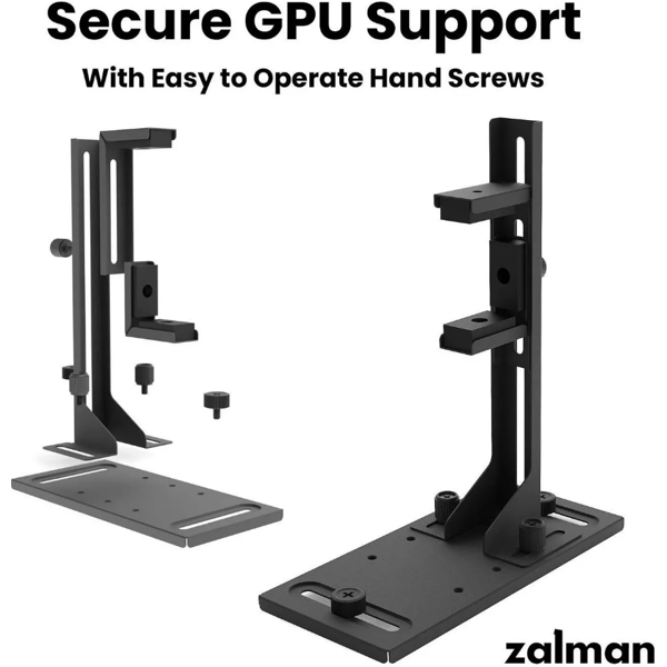 Zalman VGA support VS2, horizontal-vertical arrangement, black