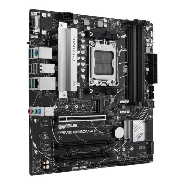 ASUS Motherboard PRIME B650M-A II-CSM sAM5 B650 4xDDR5 M.2 D-Sub HDMI DP mATX