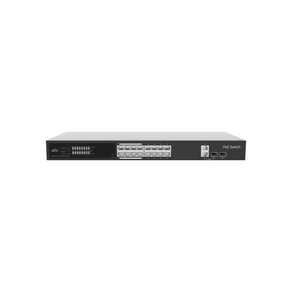 Managed PoE Switch - 16P GE af/at, 1S, Uniview