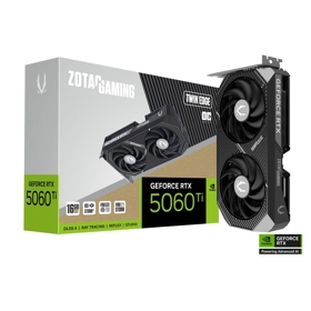 ვიდეო დაფა: Zotac GAMING GeForce RTX5060 Ti 16GB Twin Edge OC 16GB 128-Bit GDDR7 - ZT-B50620H-10M