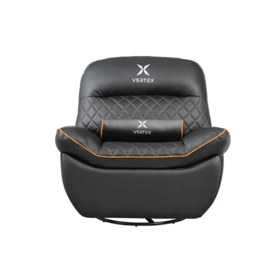 გეიმინგ სავარძელი: Vertex Throne Gaming Sofa Black/Orange PVC