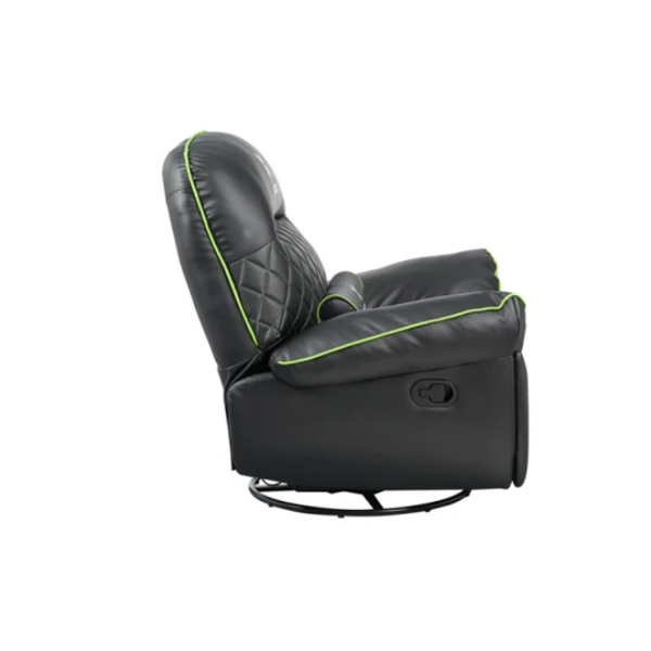 გეიმინგ სავარძელი: Vertex Throne Gaming Sofa Black/Green PVC