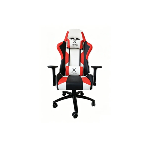 გეიმერული სავარძელი: Vertex NITRO Gaming Chair Red/White PU