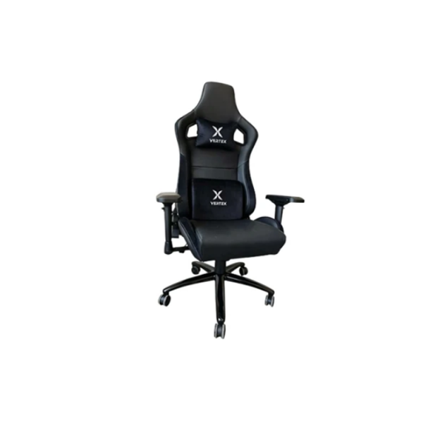 გეიმერული სავარძელი: Vertex Predator Gaming Chair Black Car Leather